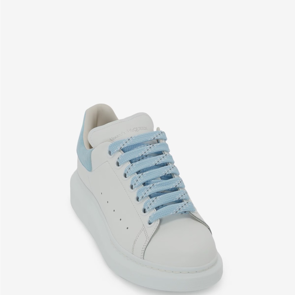 Women's blue and white Alexander McQueen oversized sneakers size 39 (womens 9)